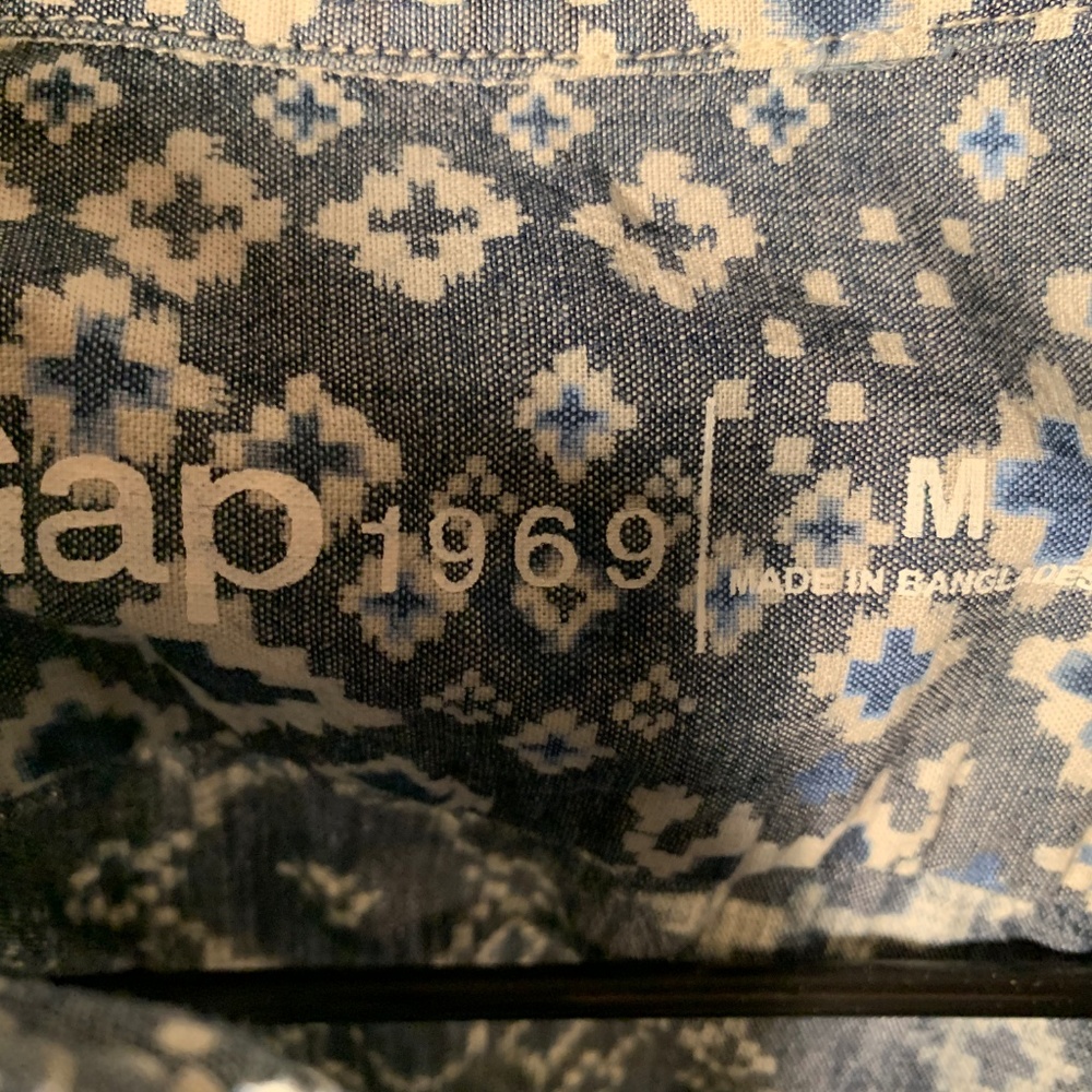 Aztec Short Sleeve Button Up - Picture 3 of 3
